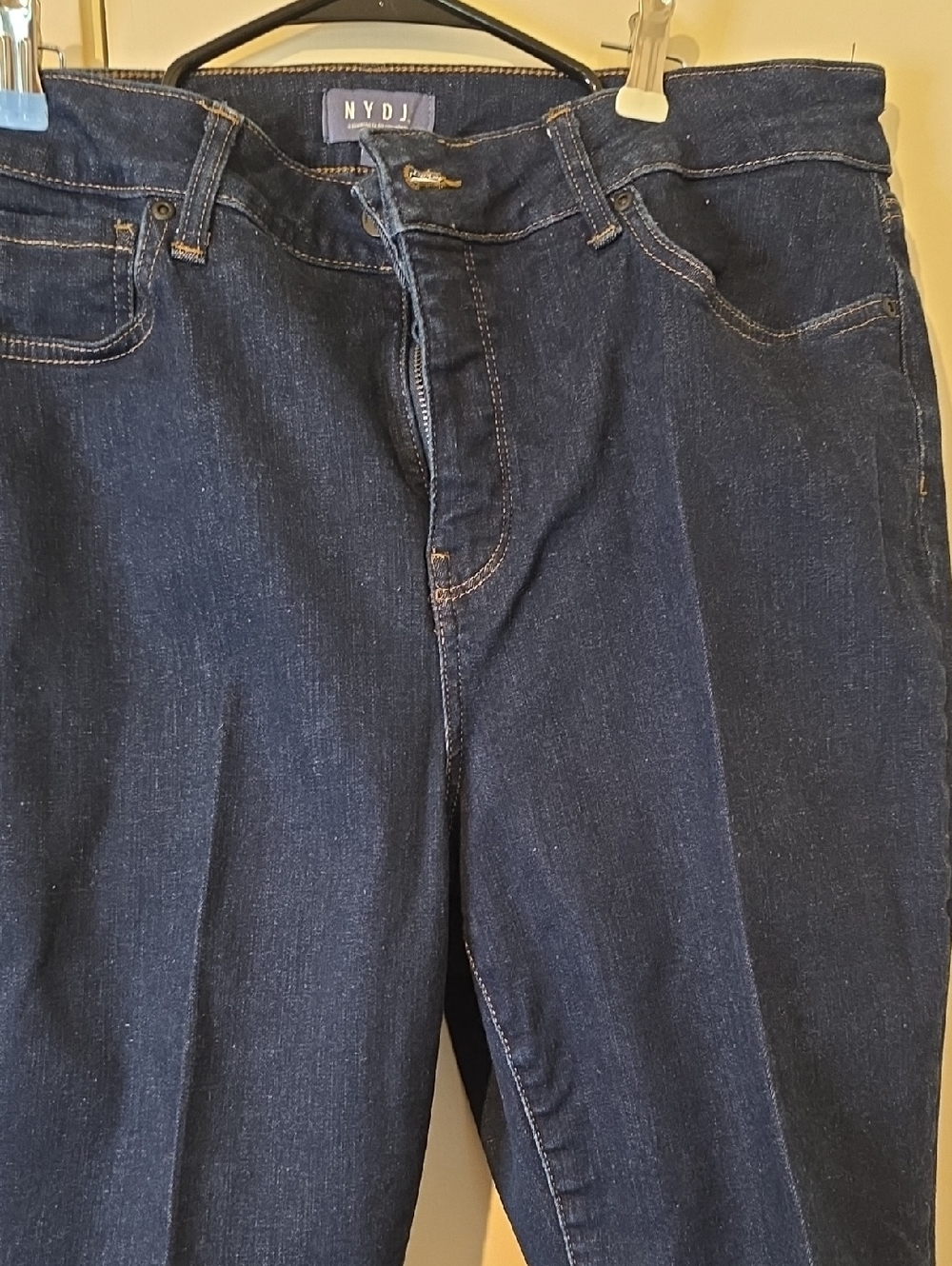 NYDJ Denim Jeans with Contrast Stitching